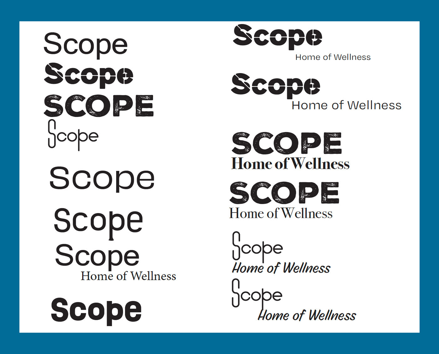 Scope Initial Concepts