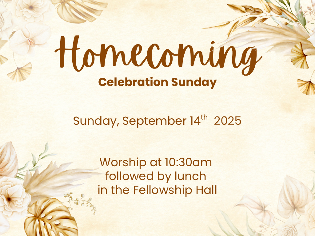 Homecoming: Celebration Sunday