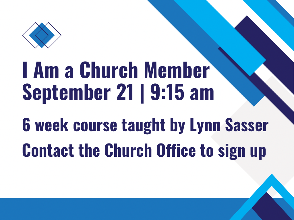 “I Am a Church Member” Class