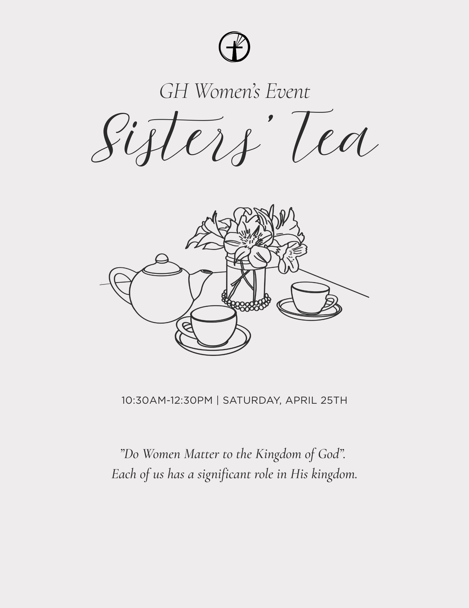 Sister's Tea - Women's Event