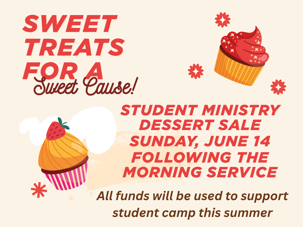 Student Dessert Sale - Camp Fundraiser