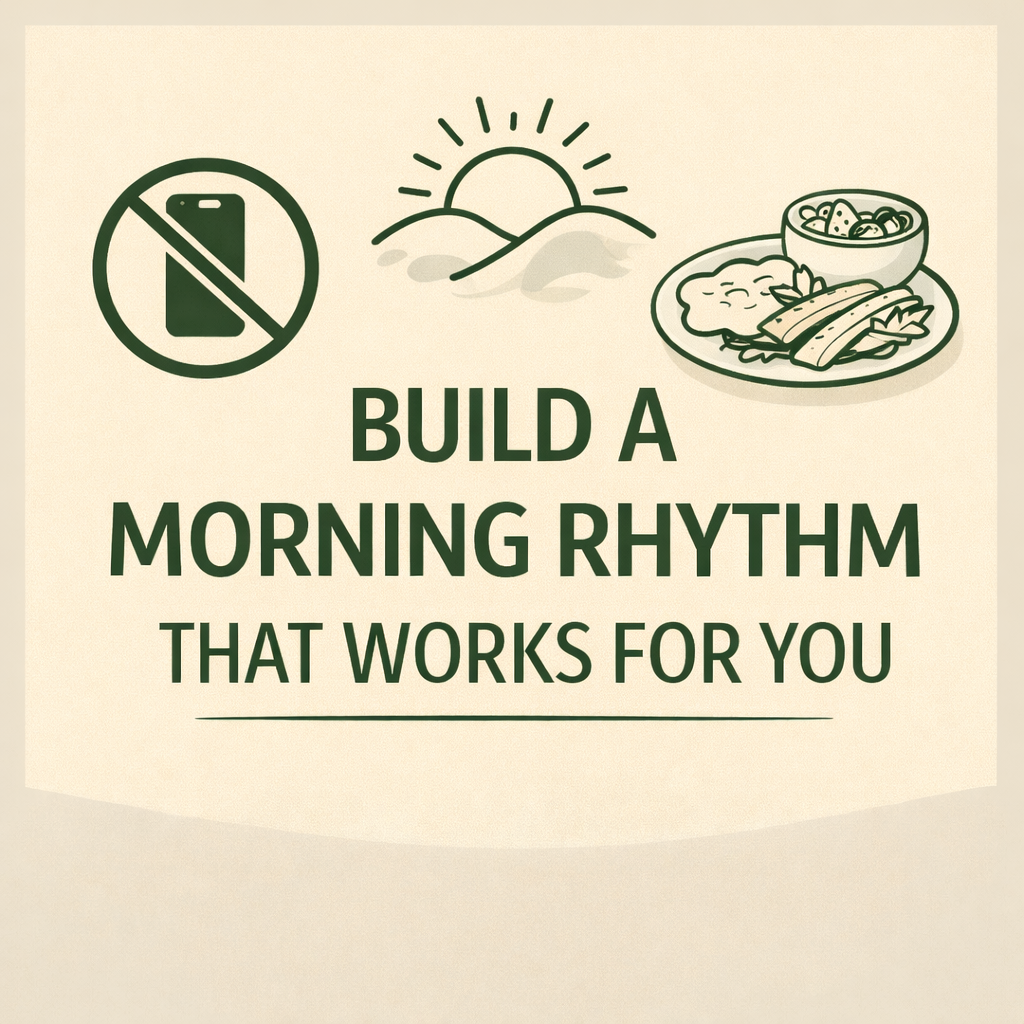 Build a Morning Rhythm That Actually Works for You
