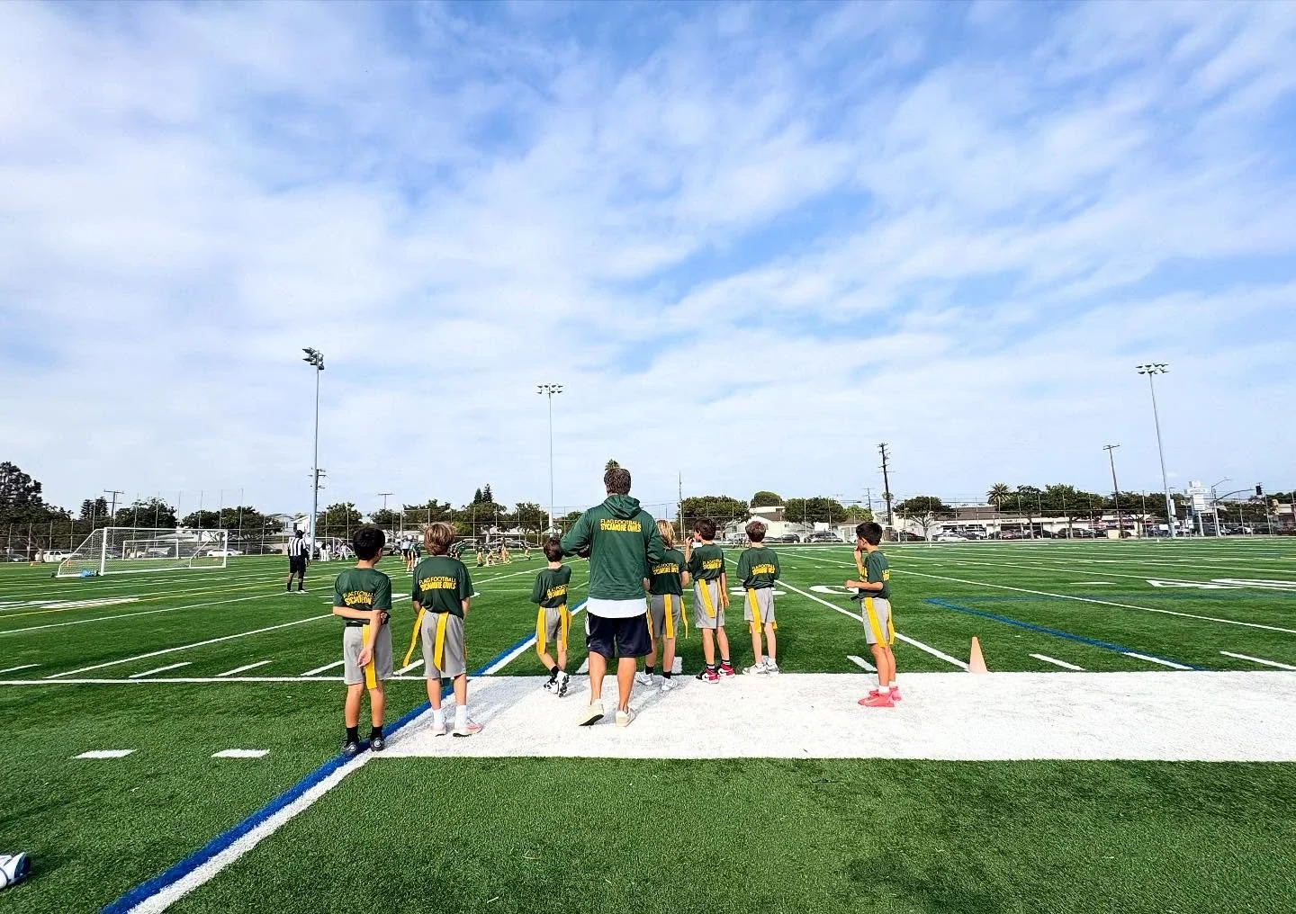 Let&rsquo;s go Owls! 🏈 In their second game of the season the SCS Flag Football team took the win! 
&bull;
Shout out to Coach Penn and our sidelines filled with parents, siblings, and friends cheering the team on! Hoot hoot! 
&bull;
#sycamoresports 