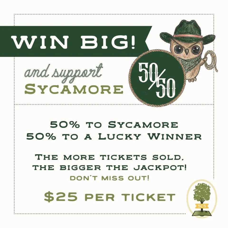 T-Minus 5 Days until our Spring Bash! 🤠🫶🏾
Get your 50/50 tickets while you still can! Follow the link in our bio or story to purchase!

Link: https://www.zeffy.com/en-US/ticketing/2026-sycamore-community-schools&mdash;5050