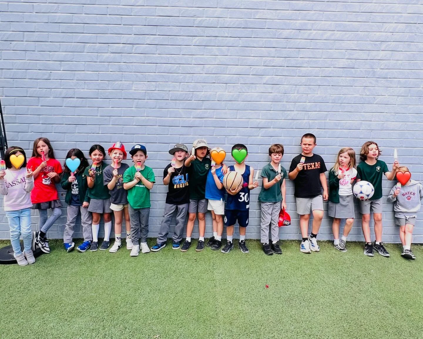 Can&rsquo;t beat a spirit day, popsicle party, fire station cross over day! These first graders were over the moon! 
&bull;
Shout out to our first grade families for the highest attendance at our Spring Bash assembly!! These popsicles were well deser