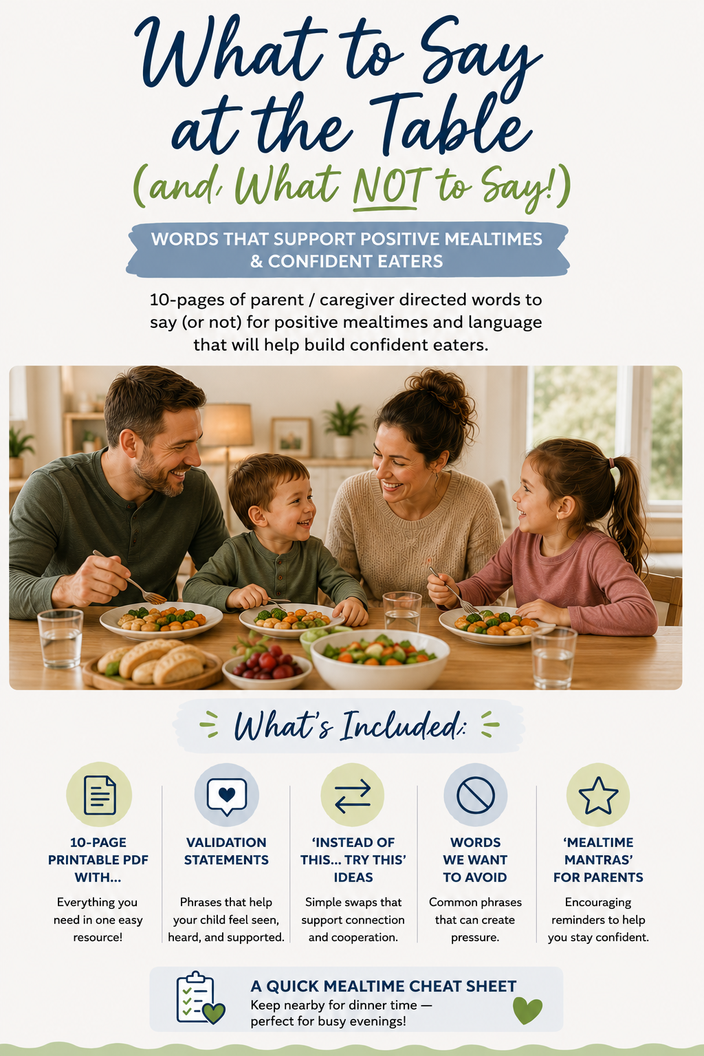 What to Say at the Table (And What NOT to Say)
