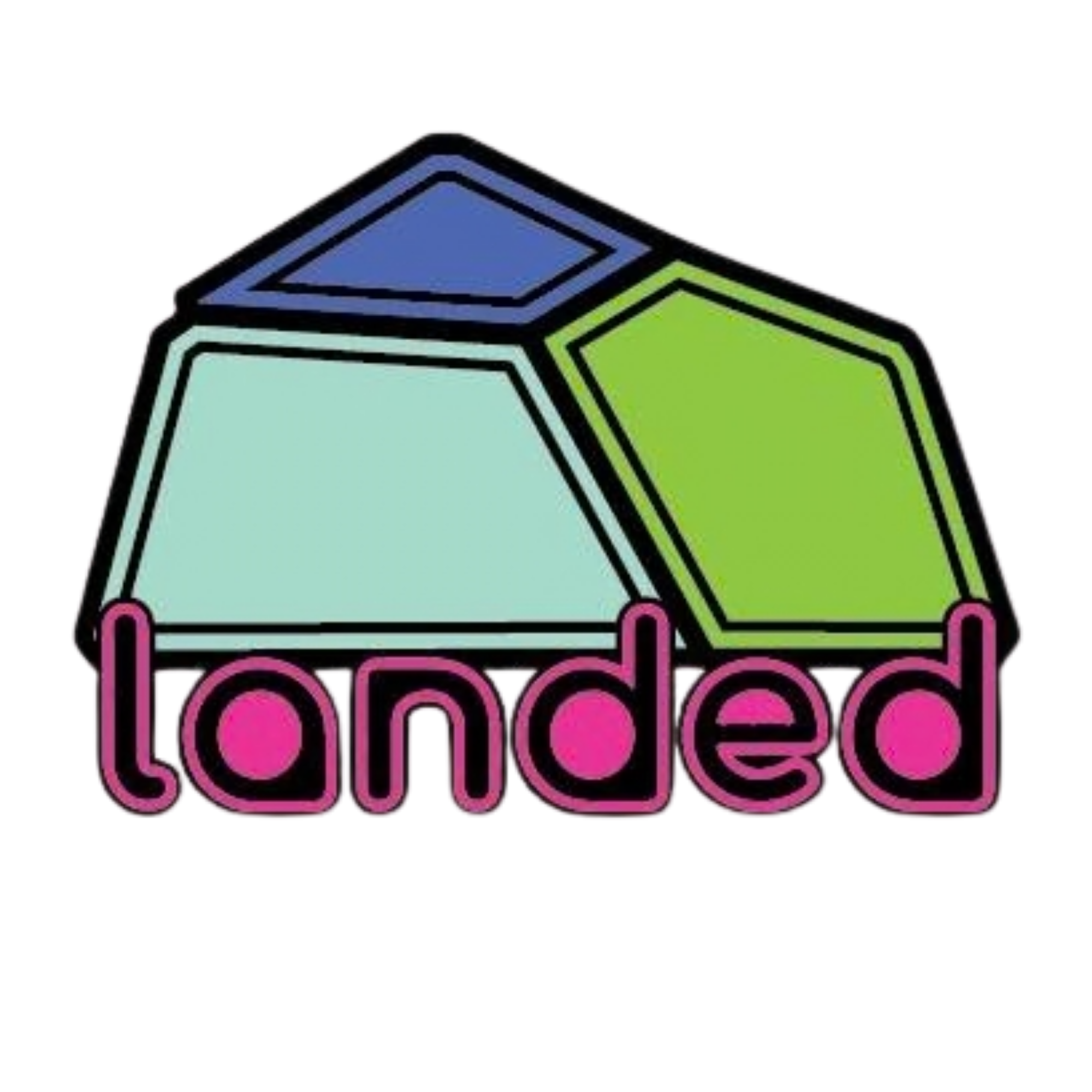 Landed apparel partner logo supporting the Valhalla Antelope Island event