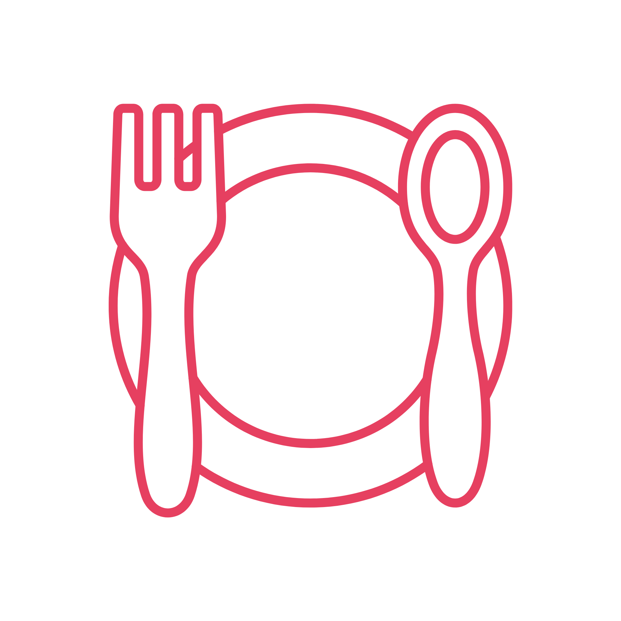 Finisher feast icon representing post race meal at Valhalla Antelope Island