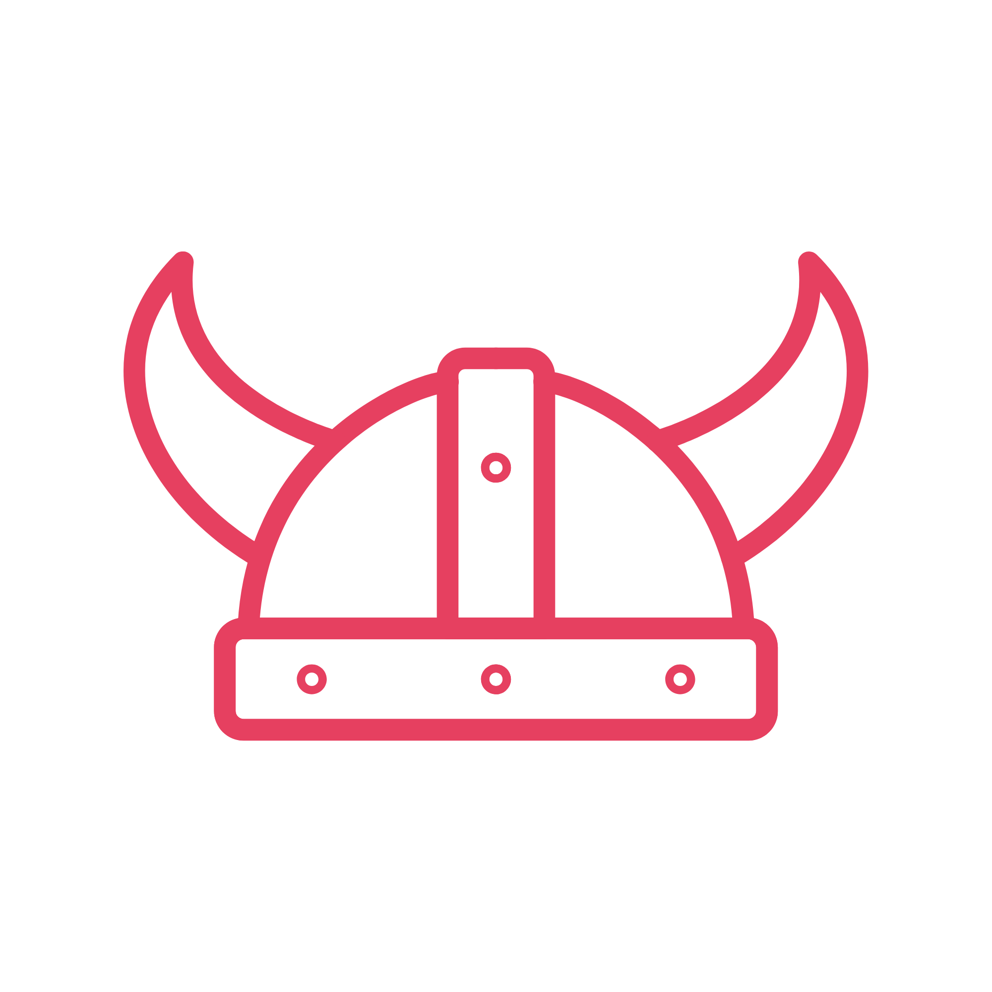 Viking helmet icon representing the Valhalla Antelope Island mountain bike race special gift