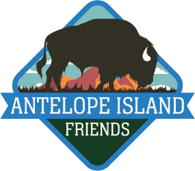 Antelope Island Friends nonprofit logo supporting conservation and the Valhalla event
