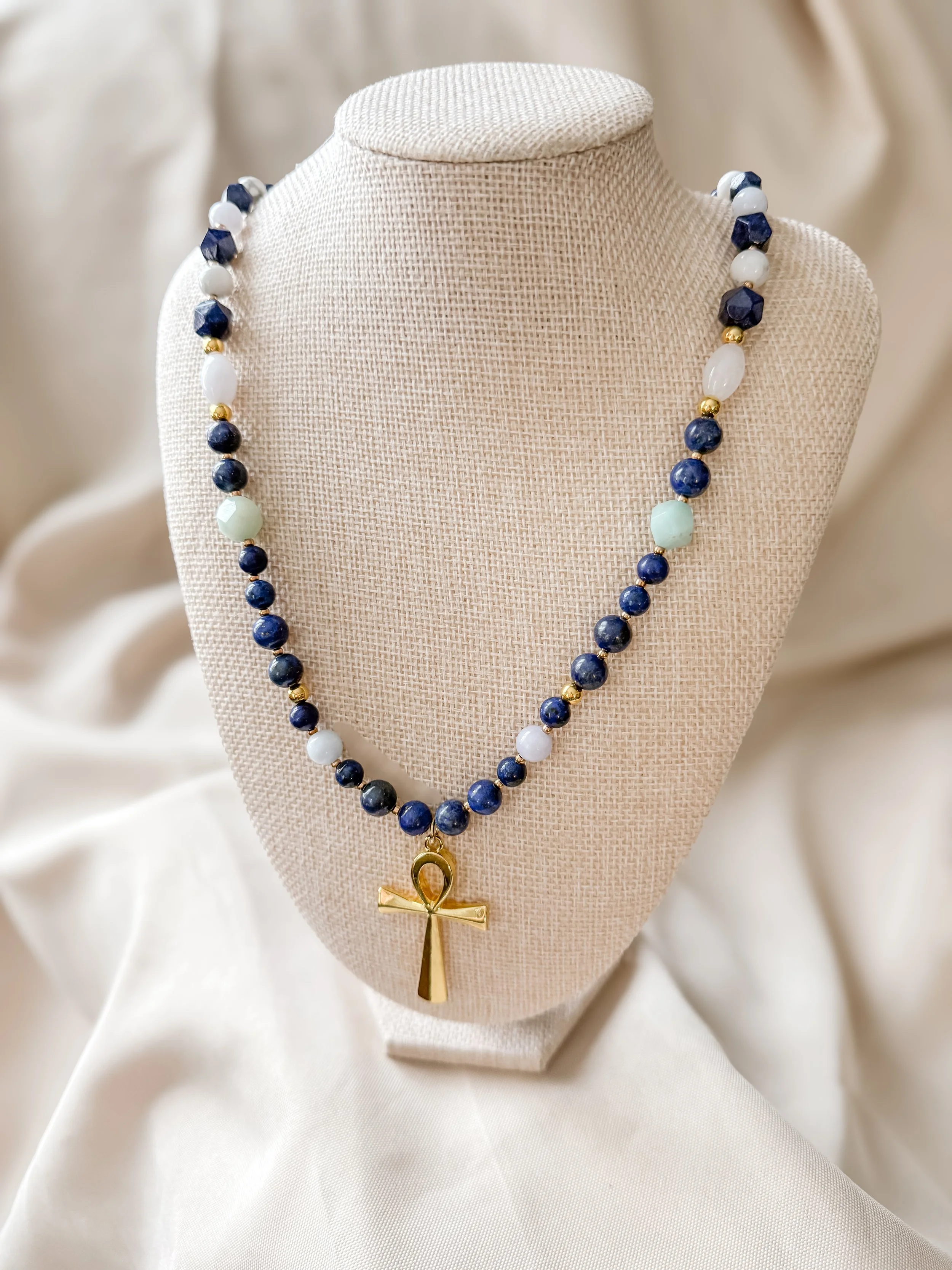 Ankh Third Eye Opening Pendant Necklace