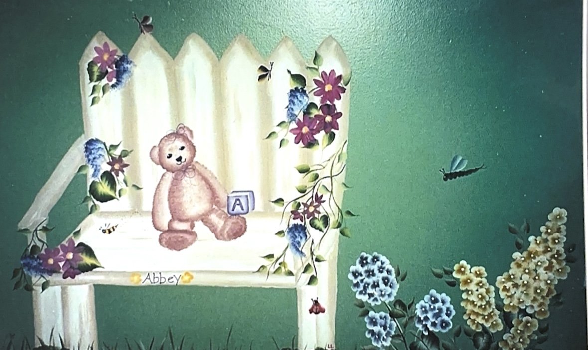 She loved teddy bears and flowers.