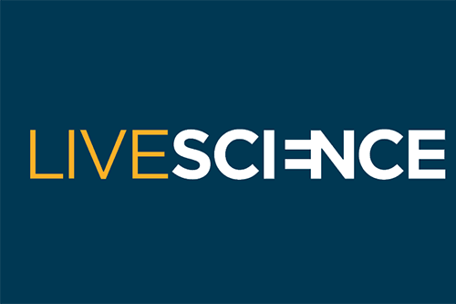 Logo with the words 'LIVE SCIENCE' on a dark blue background, with 'LIVE' in yellow and 'SCIENCE' in white.