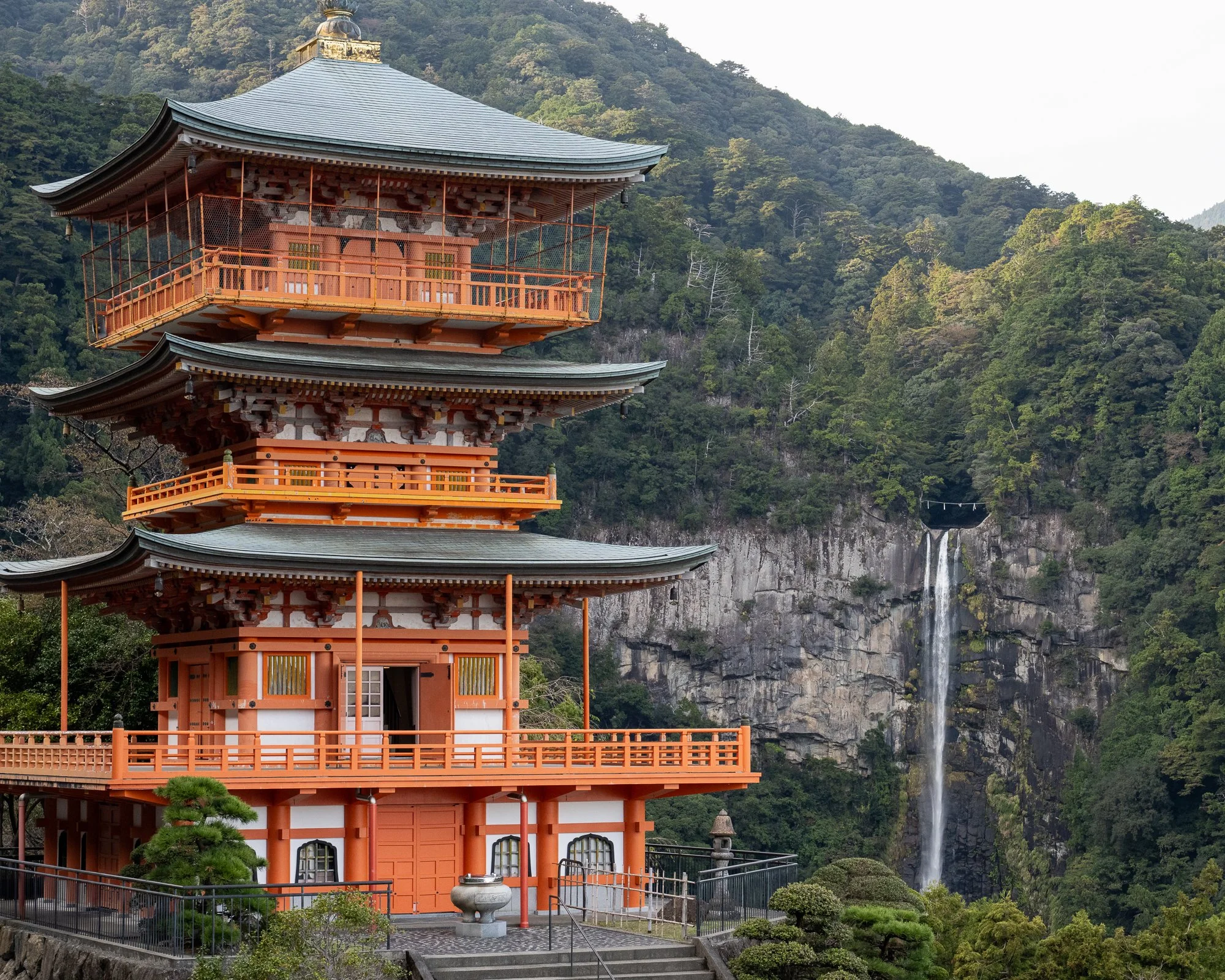 The dragon's tail at the end of the Kumano Kodo
