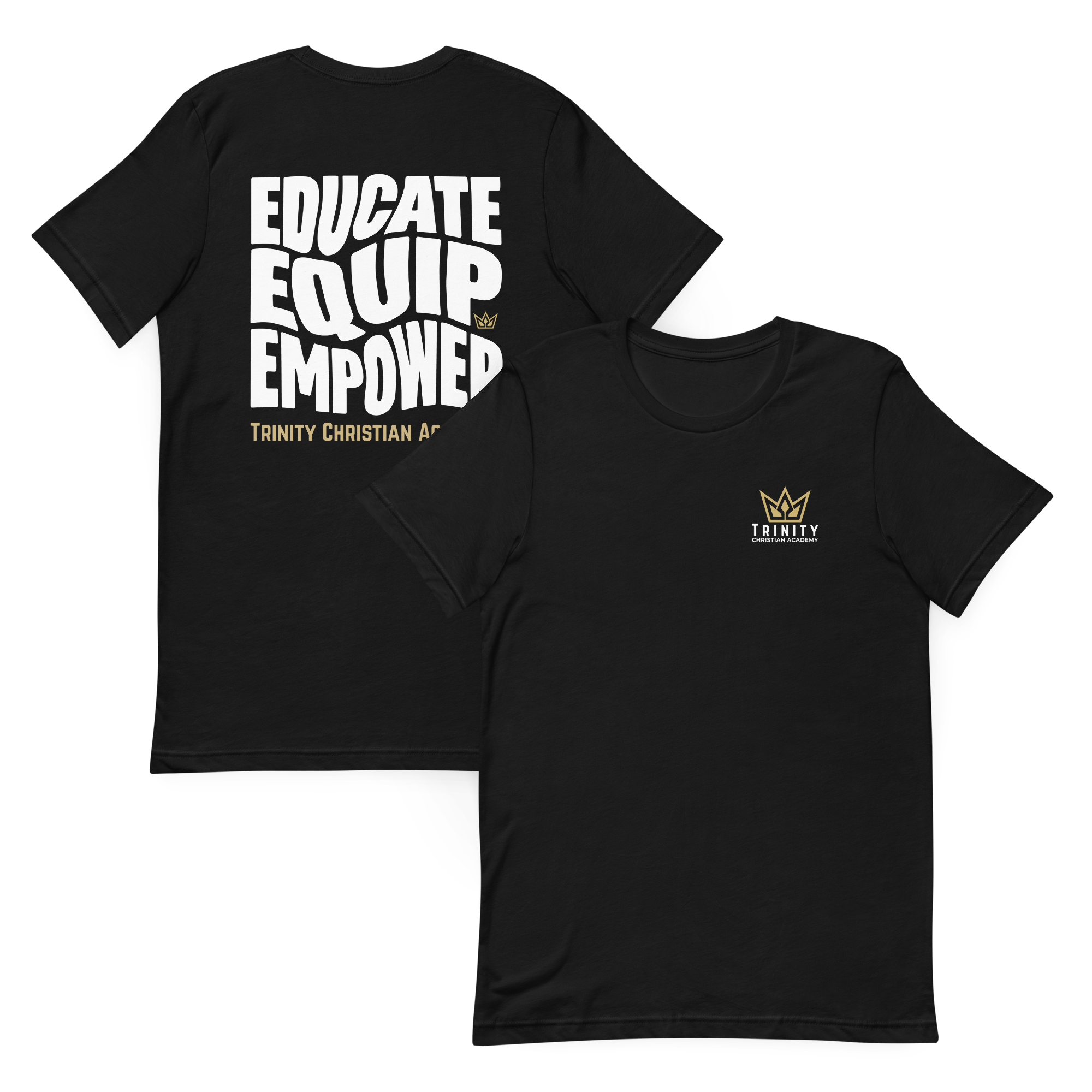 Educate Equip Empower (Wavy) - Unisex Adult T-shirt