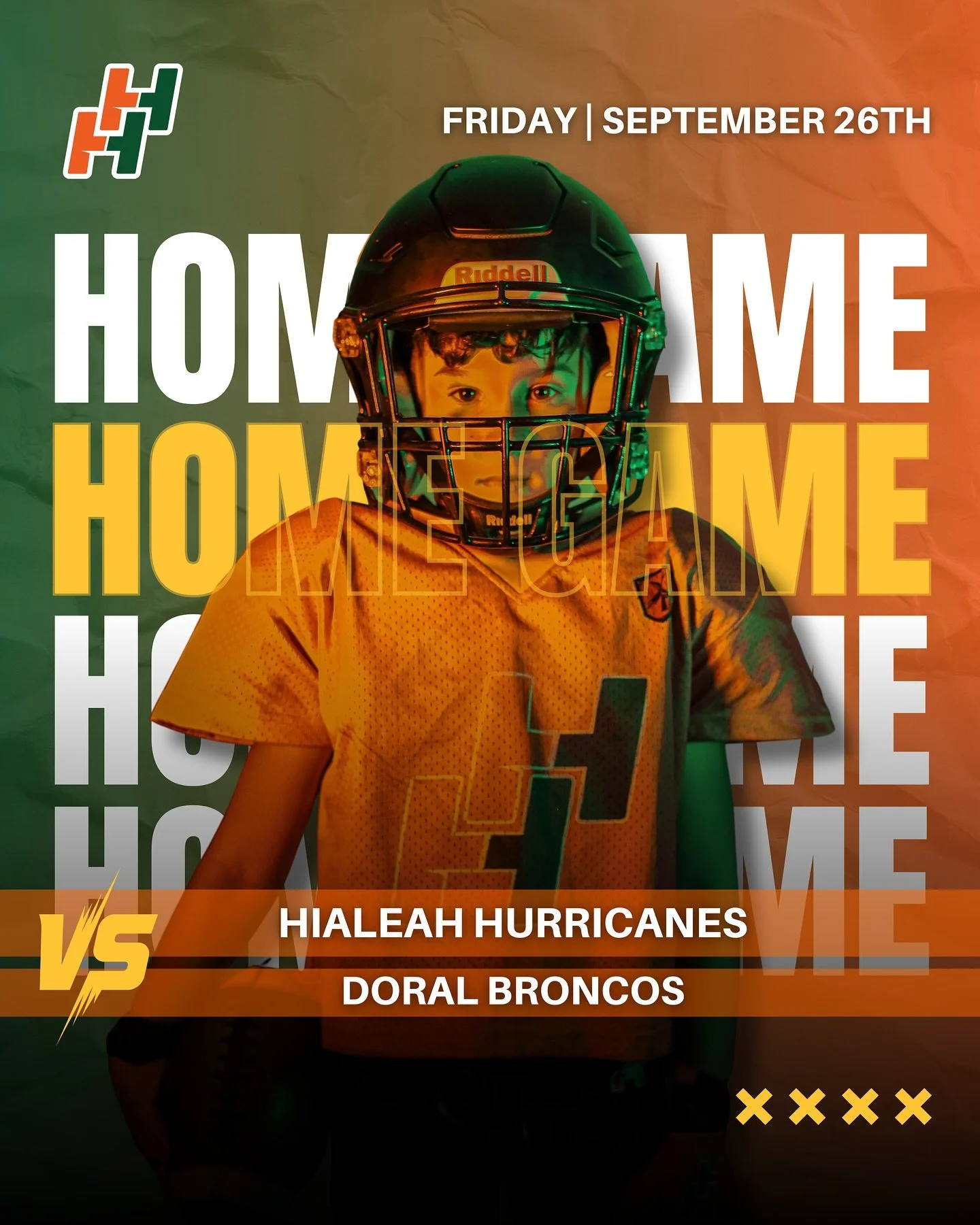 WEEK 7 GAME DAY WE&rsquo;RE BACK HOME! 🏈🌪️

Hurricanes, it&rsquo;s time to pack the stands and bring that energy! 💚⚡ 

Most of the fam is holding it down at Milander Stadium, so let&rsquo;s show up and show OUT. The storm is back where it belongs.