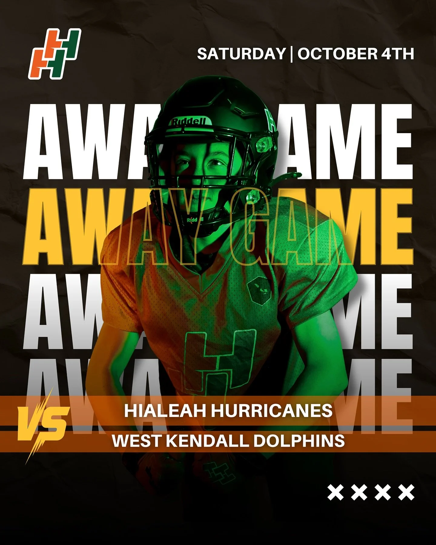 WEEK 8 GAME DAY ON THE ROAD! 🏈🔥

Hurricanes, it&rsquo;s time to travel and turn up the energy! 🌪️ 

We&rsquo;re hitting the field AWAY this week and locking in for another round of battle. Let&rsquo;s bring that same Hurricane pride wherever we go
