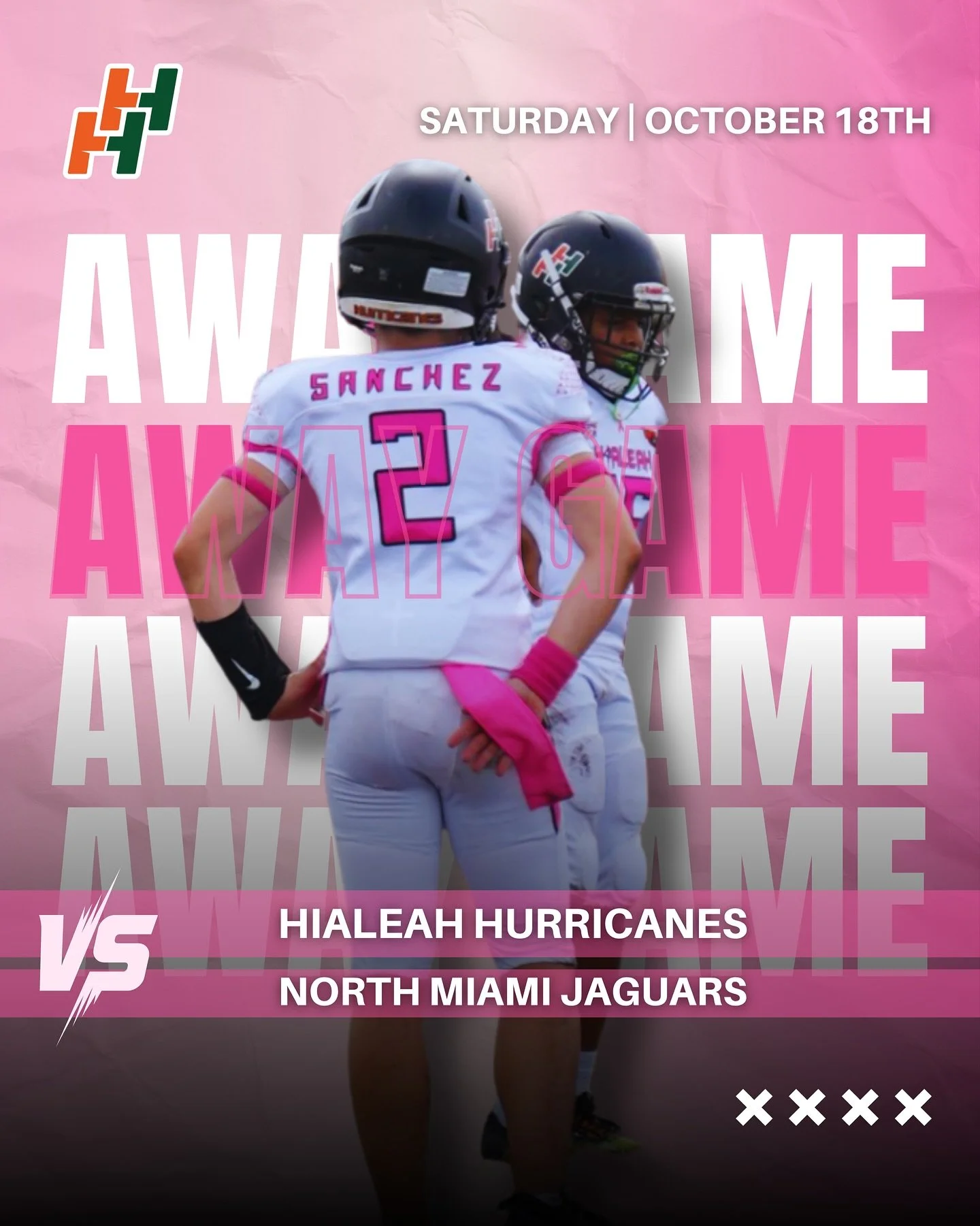 WEEK 10 IT&rsquo;S GAMEDAY! 🌪️

We&rsquo;re hittin&rsquo; the road and bringing that Hurricane energy to North Miami! 💪 

This one&rsquo;s for the culture, the community, and the cause. It&rsquo;s another PINK OUT in honor of Breast Cancer Awarenes