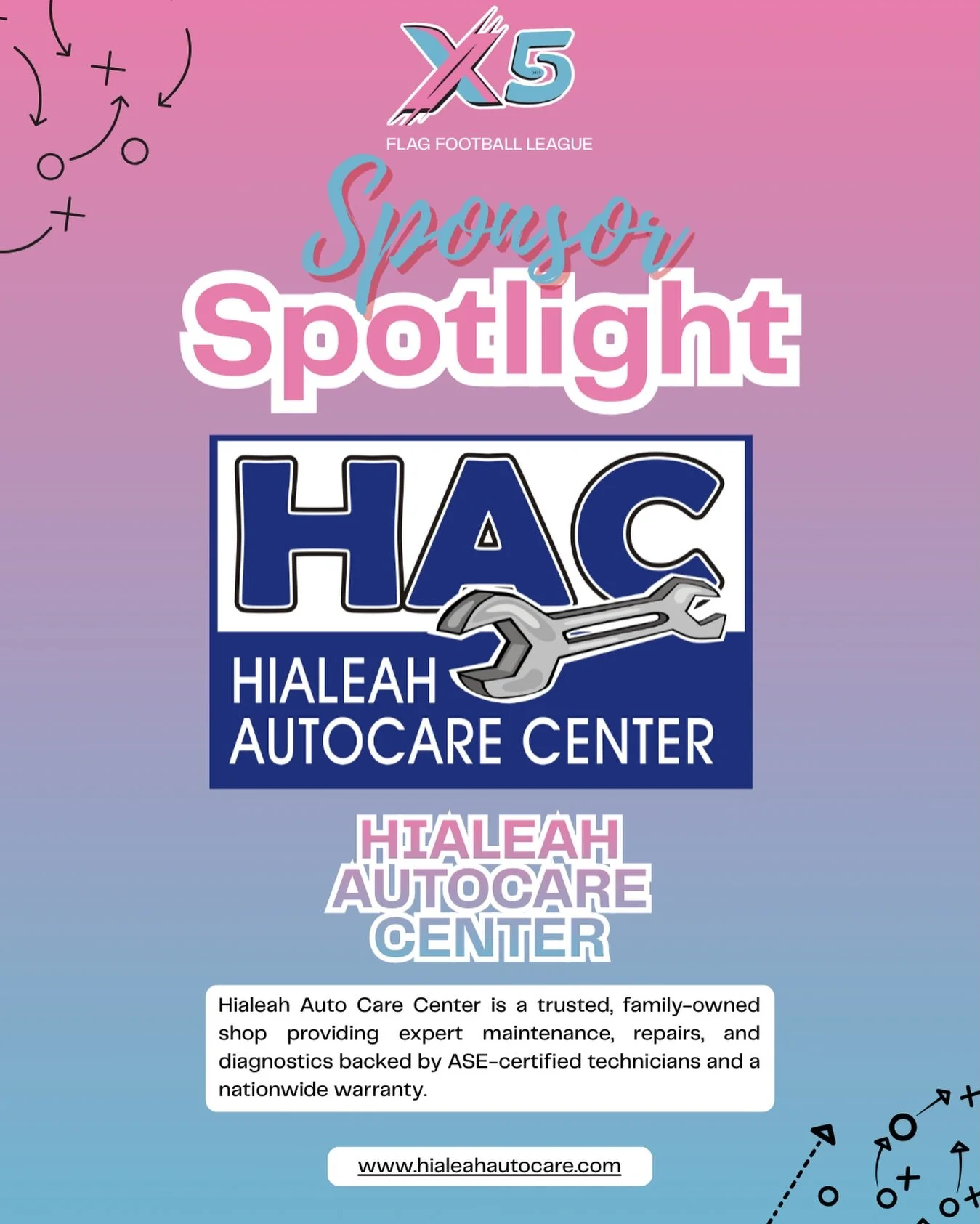 Proud to team up with one of Hialeah&rsquo;s best! 🔧💙

Shouting out Hialeah Auto Care Center &mdash; trusted, family-owned, and keeping our community running strong. From expert maintenance to full automotive repair, they&rsquo;ve got Hialeah cover