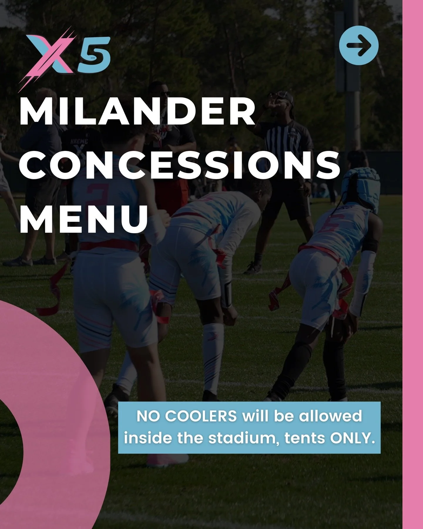 WINTER LEAGUE 2026 GAME DAY EATS 🔥🍔

It&rsquo;s opening day and we&rsquo;re not just bringing the heat on the field the concession stand is loaded too 😤🏈

Pull up hungry and check out what&rsquo;s up for grabs today. Concessions will be available