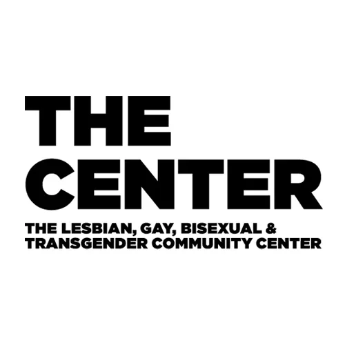 Logo for The Center, a lesbian, gay, bisexual, and transgender community center.