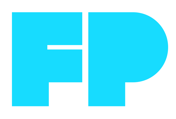 PayPal logo with blue letters on a black background.