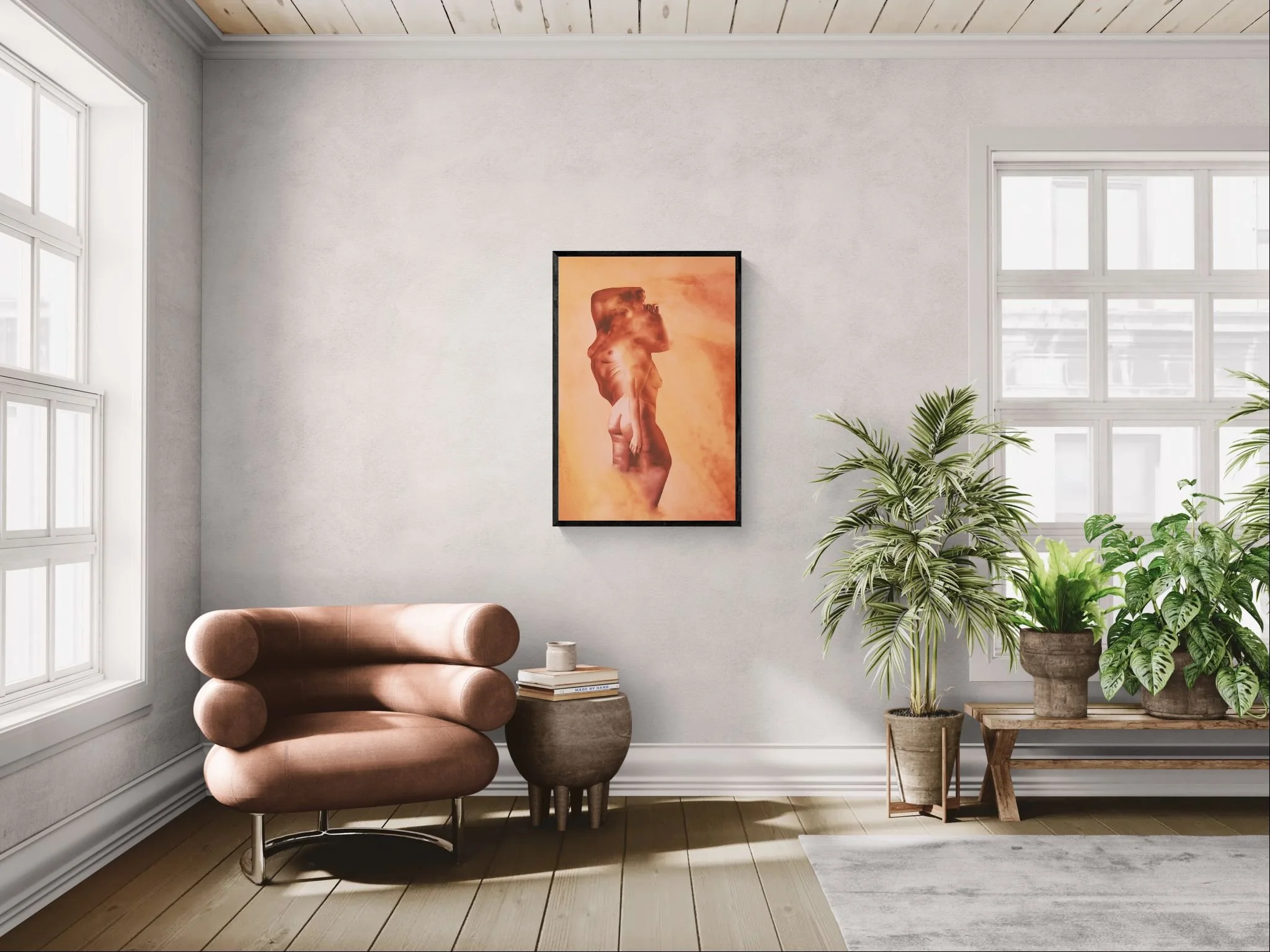 Living room with fancy chair and plants (1).jpeg