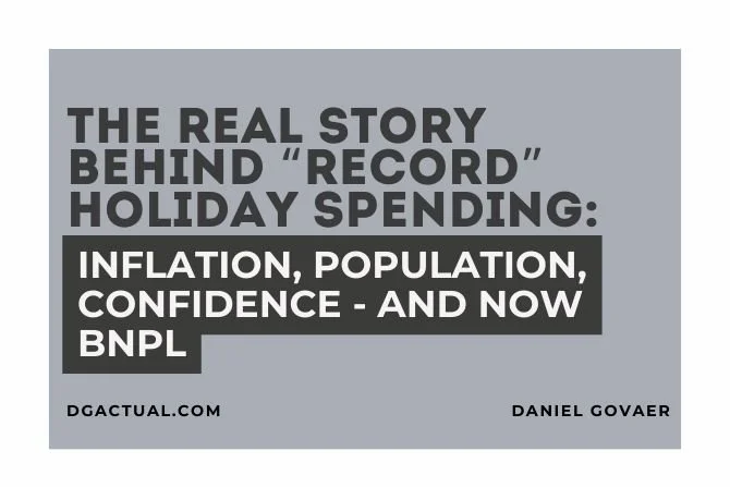 The Real Story Behind “Record” Holiday Spending: Inflation, Population, Confidence - and Now BNPL