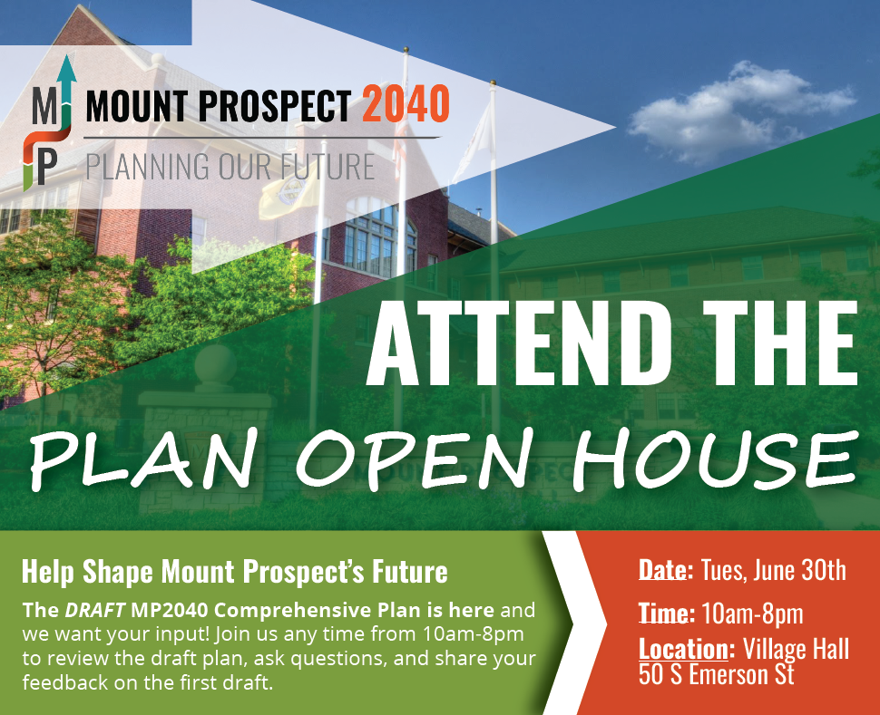MP2040 Open House on June 30th Review the Draft Plan and Share Your Feedback