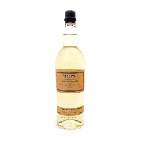 Probitas White Rum — A characterful blend of Barbados and Jamaican rums, offering bright tropical fruit, banana, and sugarcane notes with a smooth, dry finish.