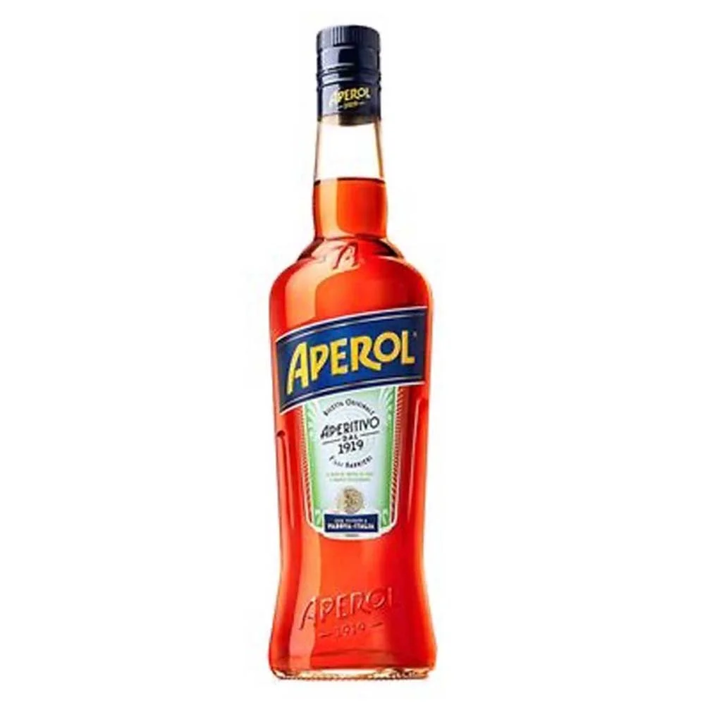 Aperol - Aperitivo — A vibrant Italian aperitif with bittersweet orange, rhubarb, and herbal notes, perfect for spritzes and light cocktails.