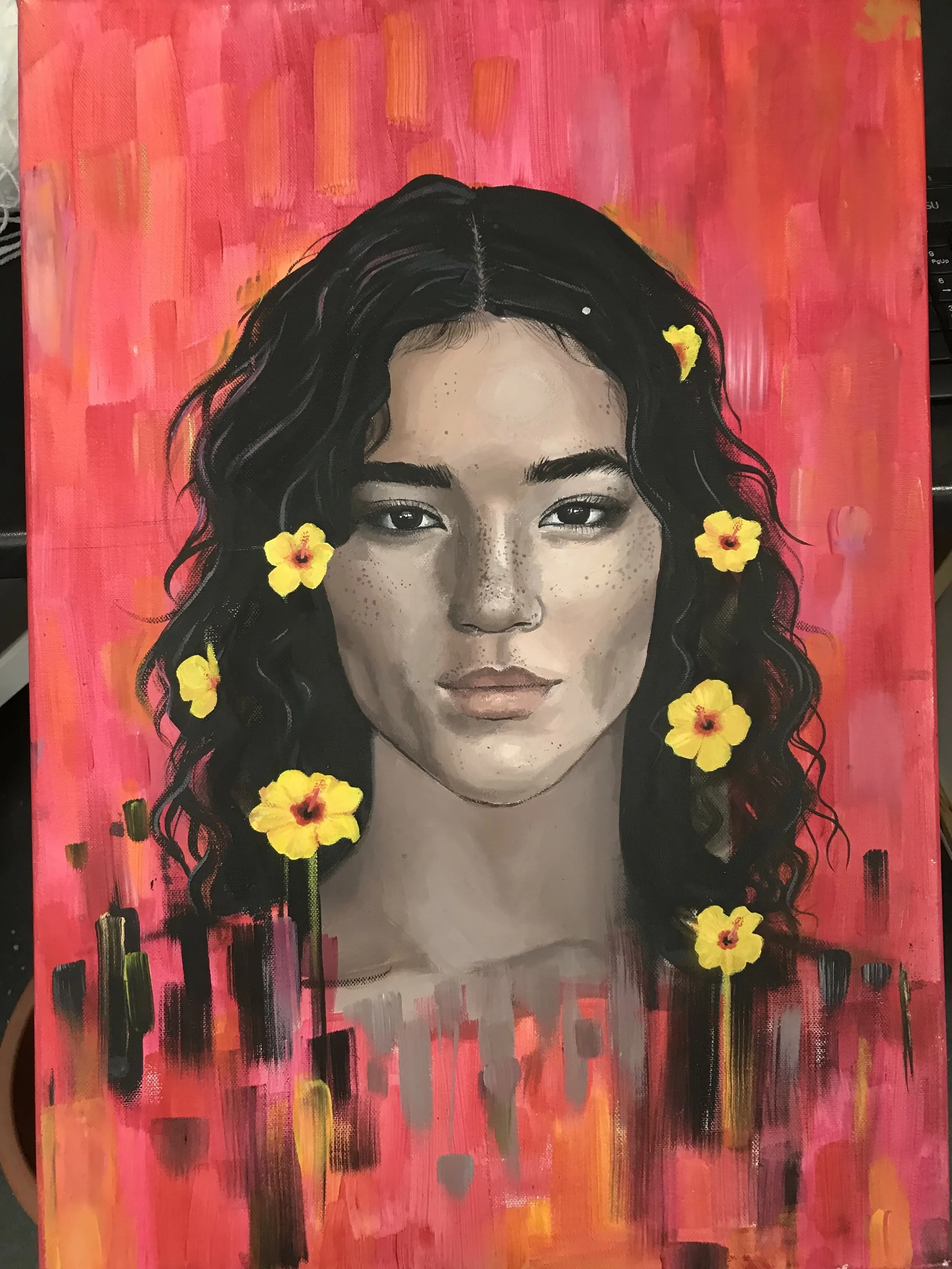 Flower girl, 2018 (age 14)