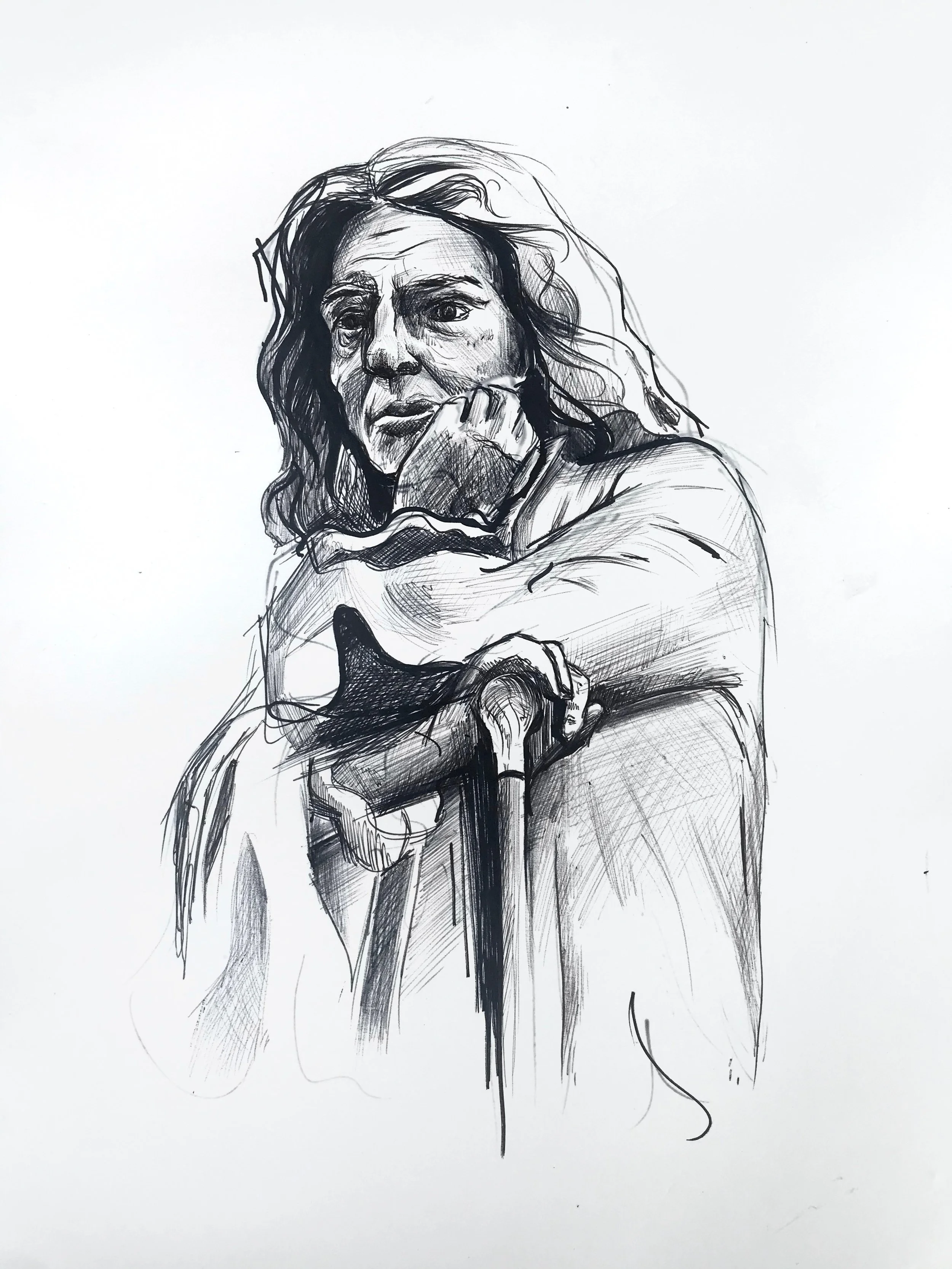 Edward Colston statue sketch (2019, age 16)