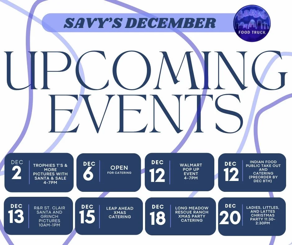 🎄✨December has officially arrived, and we&rsquo;re ready for cozy nights, good food, and all the holiday magic.

All of our public events this month will be weather dependent &mdash; Missouri definitely loves to keep us on our toes 😅

If you see ou