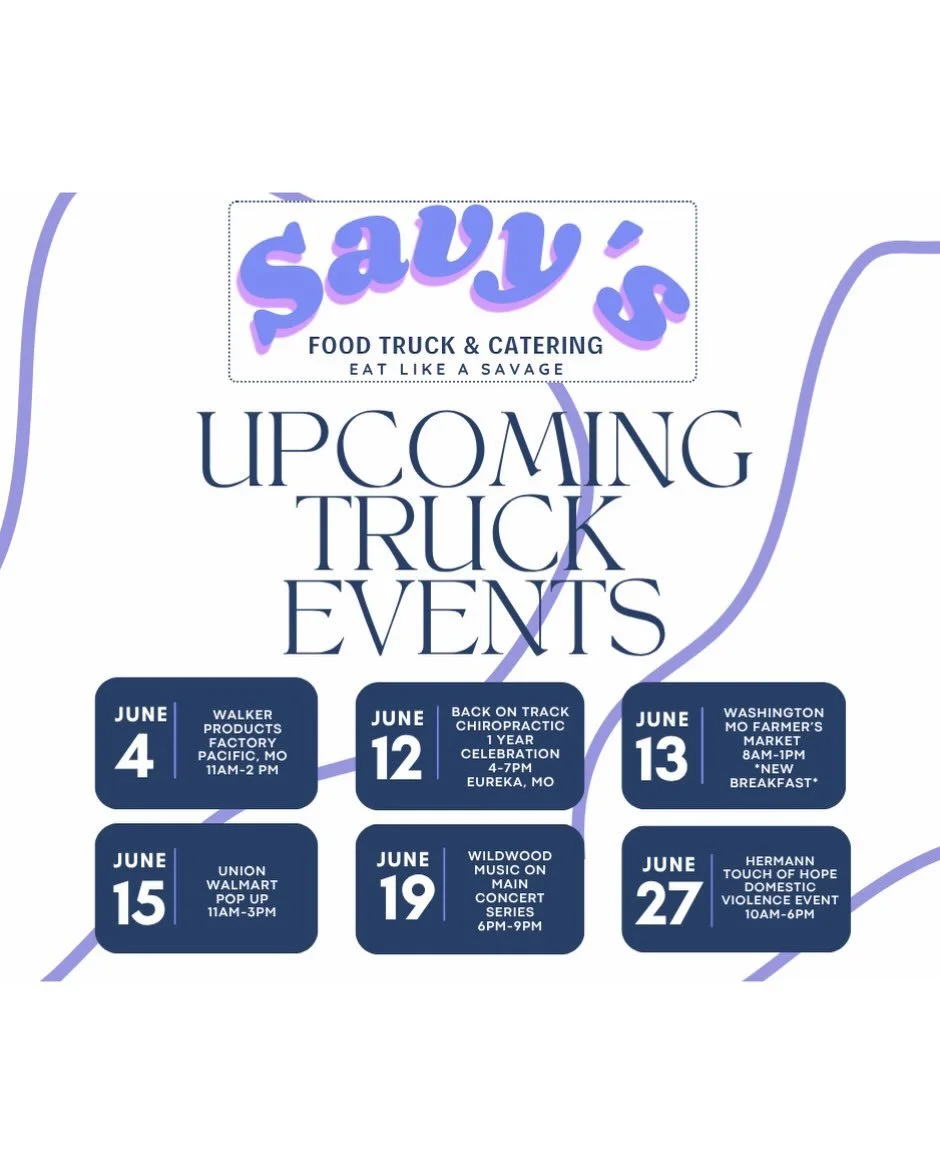 ☀️ JUNE PUBLIC FOOD TRUCK SCHEDULE IS HERE! ☀️

We&rsquo;re making our way all over this month &mdash;Union, Washington, Hermann, Pacific, Wildwood, and Eureka! 🙌🏼

Save it, screenshot it, send it to your food truck crew &mdash; whatever you need t