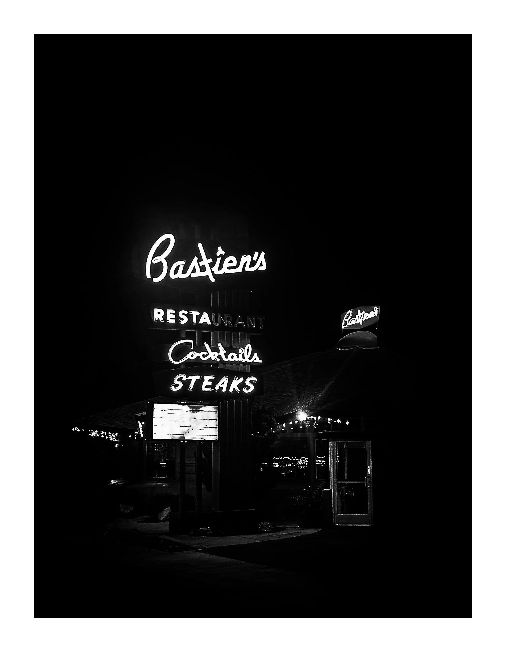 Bastien’s Neon Blood; Sugar Steaks In The Colfax Night (BW) 2026