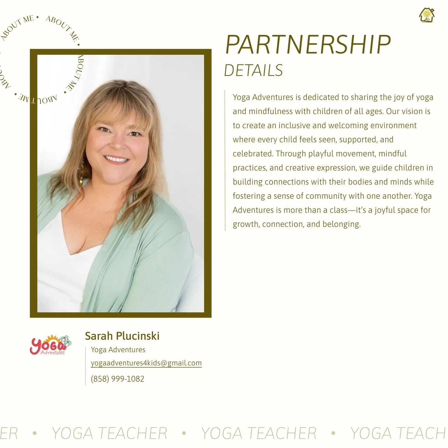 A new month means a new partnership! 

I&rsquo;m so excited to share that March&rsquo;s partnership is with Yoga Adventures for Kids! 🧘&zwj;♀️✨

Sarah was one of the very first people to reach out to me when I started building these monthly collabor