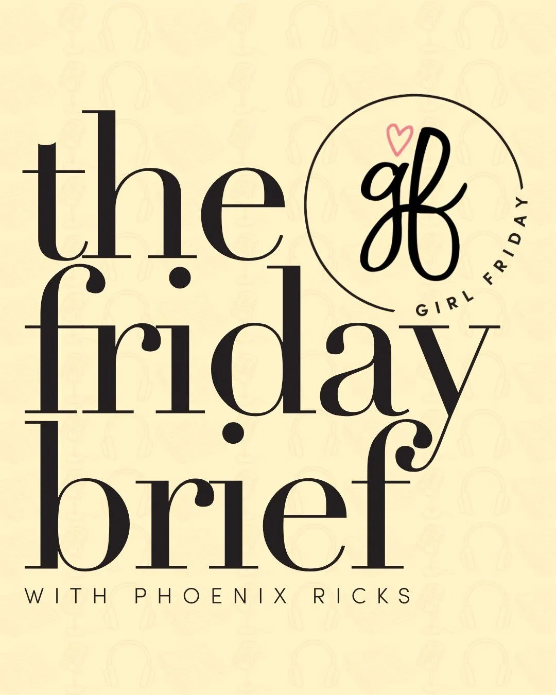 We're thrilled to have new listeners from around the world! Thank you for tuning into The Friday Brief, a news podcast by @DearGirlFriday. 

🌎 Phoenix Ricks, the host of The Friday Brief, analyzes the most pressing political and global issues in und