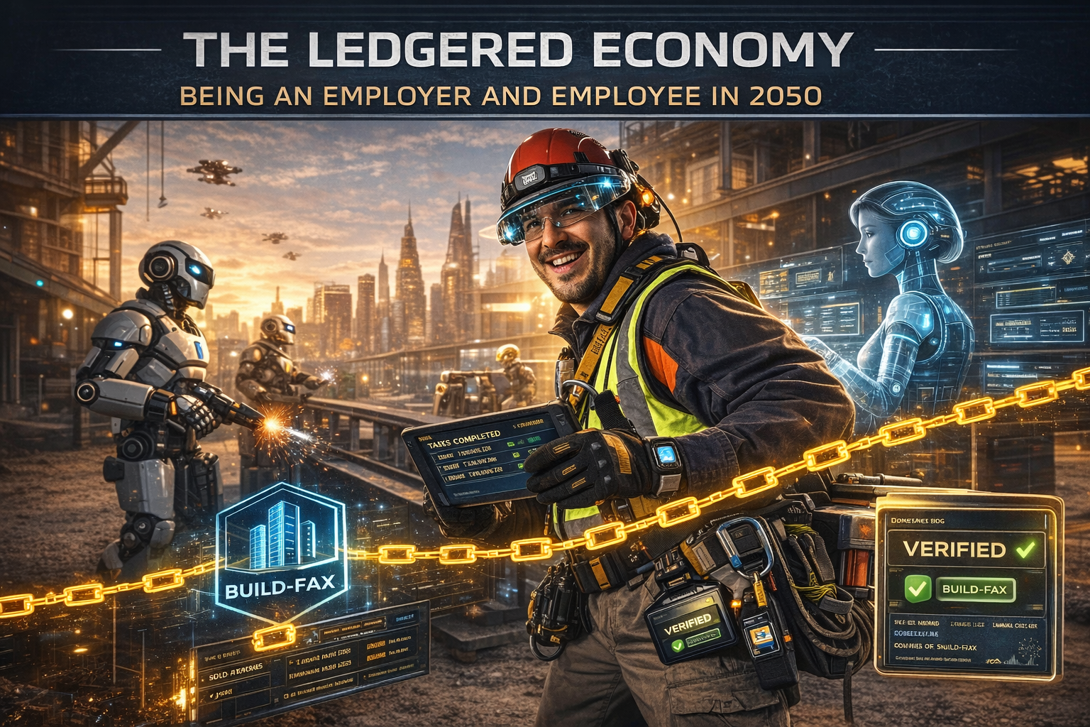 The Ledgered Economy: Being an Employer and Employee in 2050 