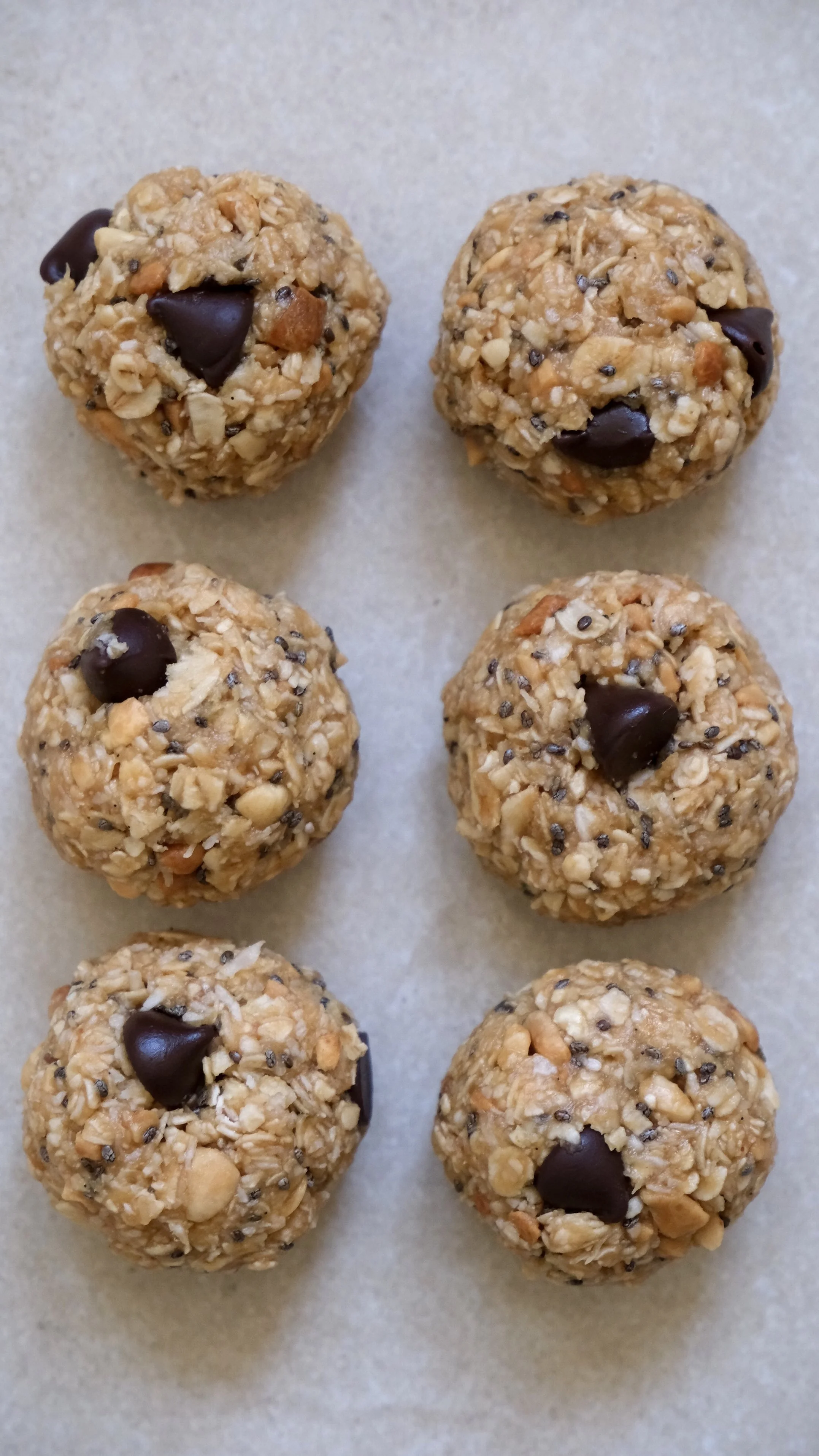 Peanut Butter Cookie Dough Balls