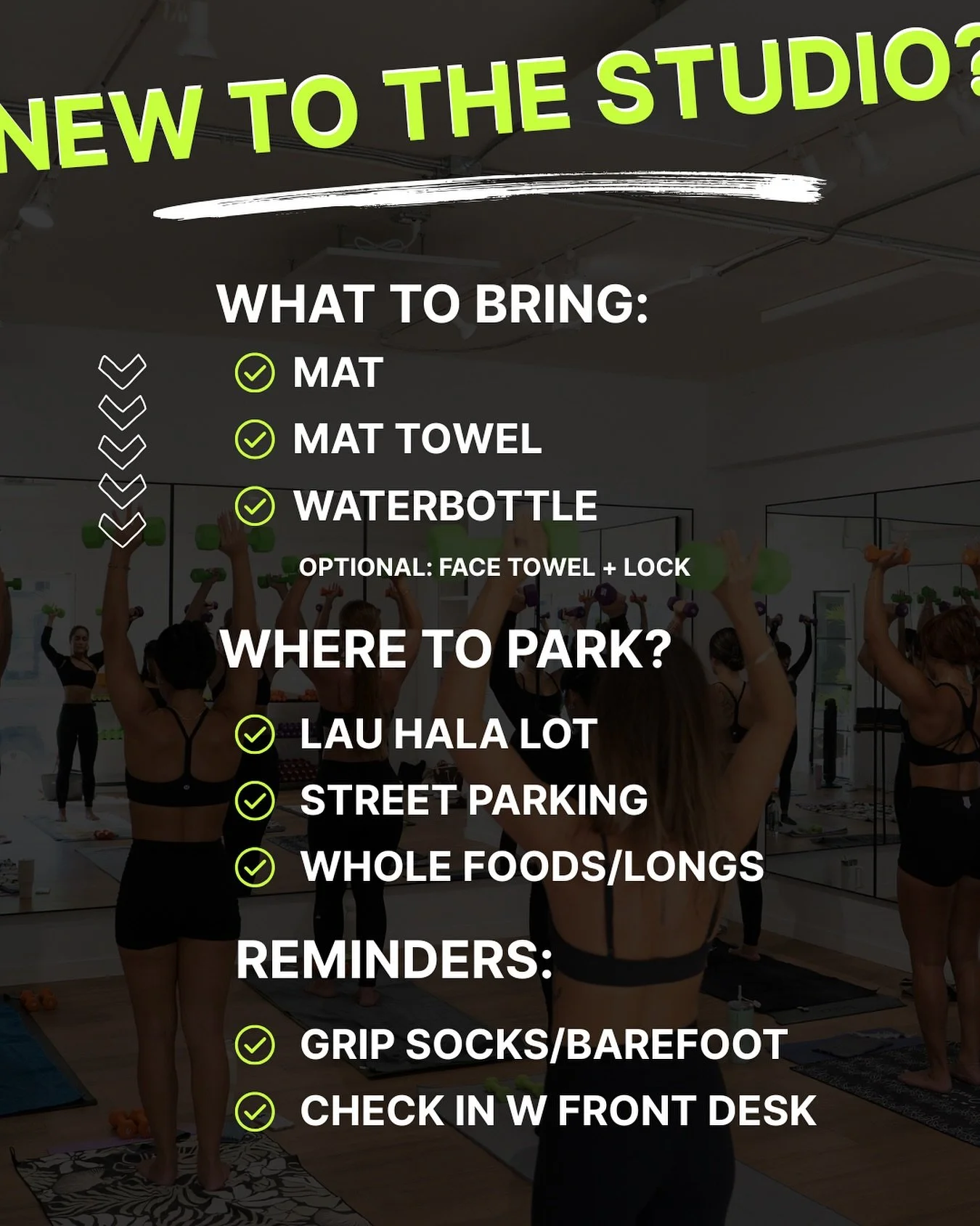 Opening weekend starts tomorrow! We can&rsquo;t wait to sweat w you!

#kailua