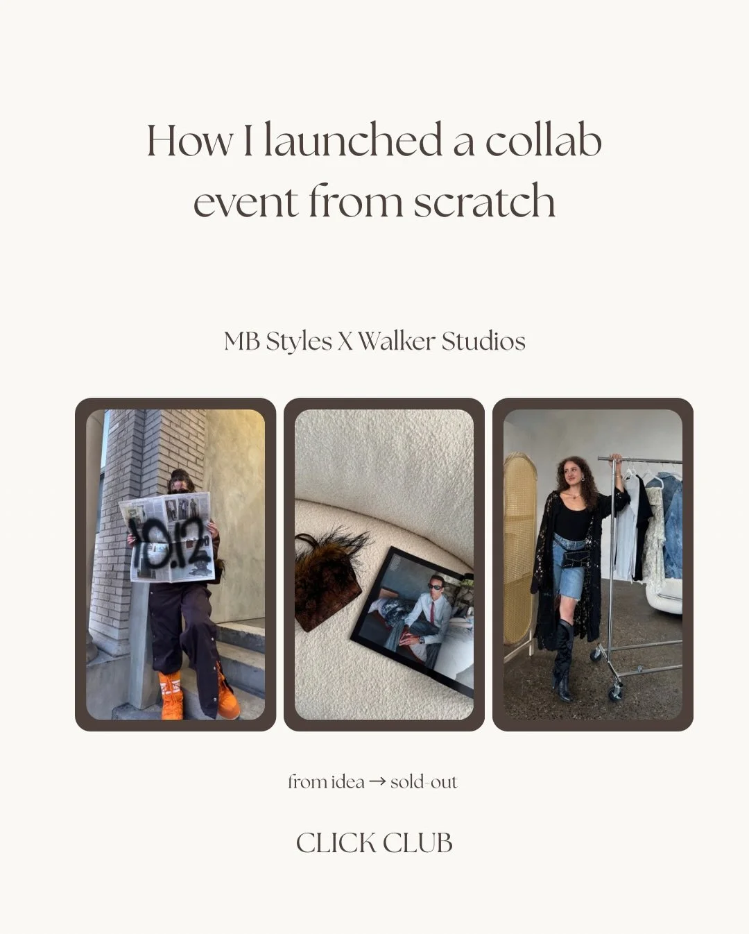 You shouldn&rsquo;t have to guess if people will show up. 😚 

Sharing the process of the clothing swap event with @maggierustbarrett at @walkerstudios_mpls last fall 🛍️ If you&rsquo;re planning a campaign or event and feeling overwhelmed or short o