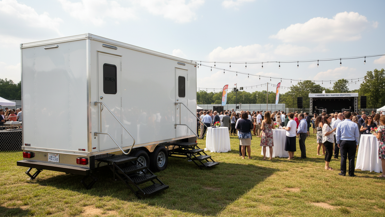 Restroom Trailer Rentals Special Event Northern Georgia