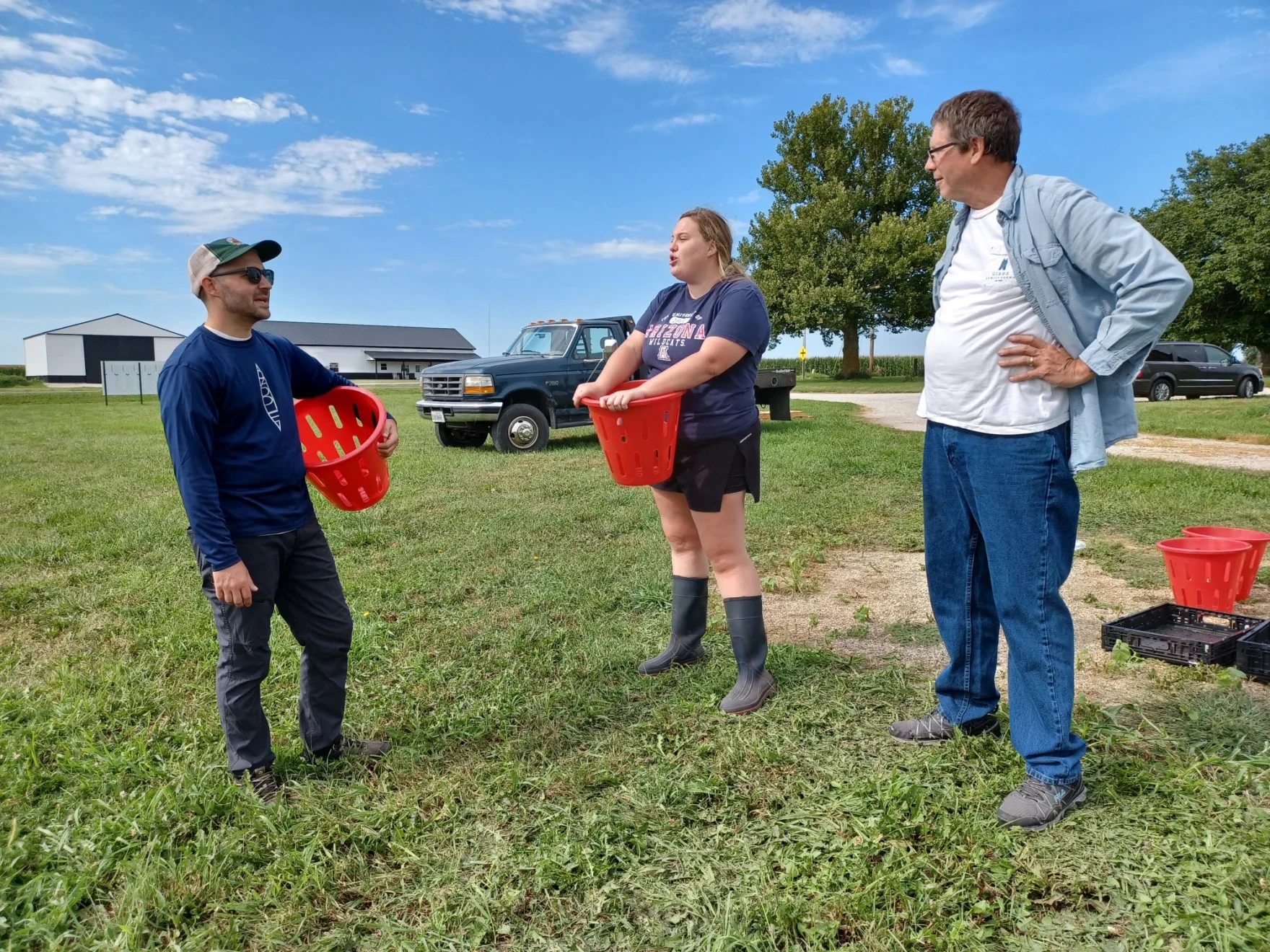 Benson farm family delivers tons of produce to food bank, with a little help from friends (and strangers)