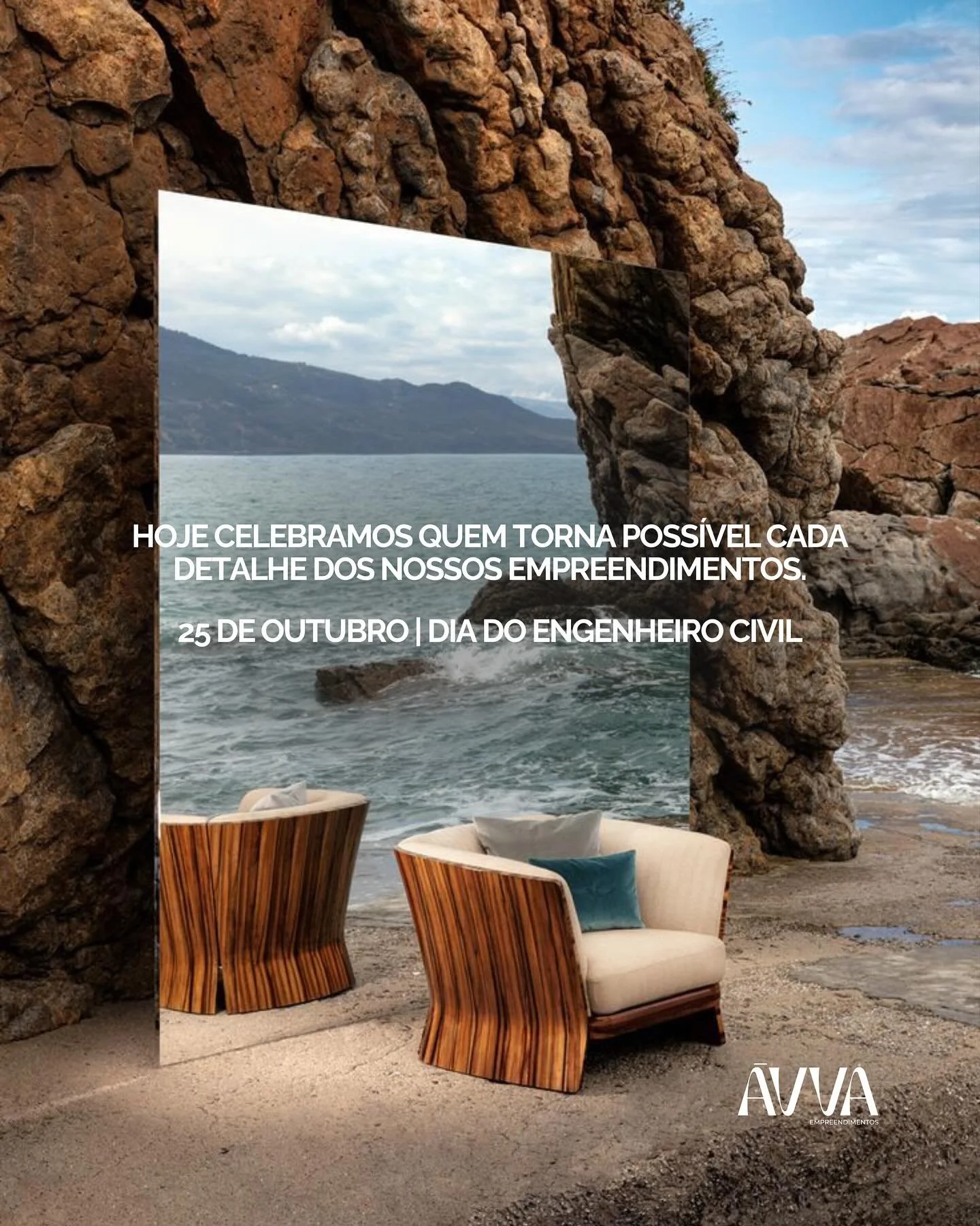 Uma homenagem da AVVA para voc&ecirc;, engenheiro civil.

Seu talento transforma tra&ccedil;os em realidade e d&aacute; vida a cada detalhe dos nossos empreendimentos.

&Eacute; uma honra construir essa hist&oacute;ria ao seu lado! 🏗️

#avva #engenh