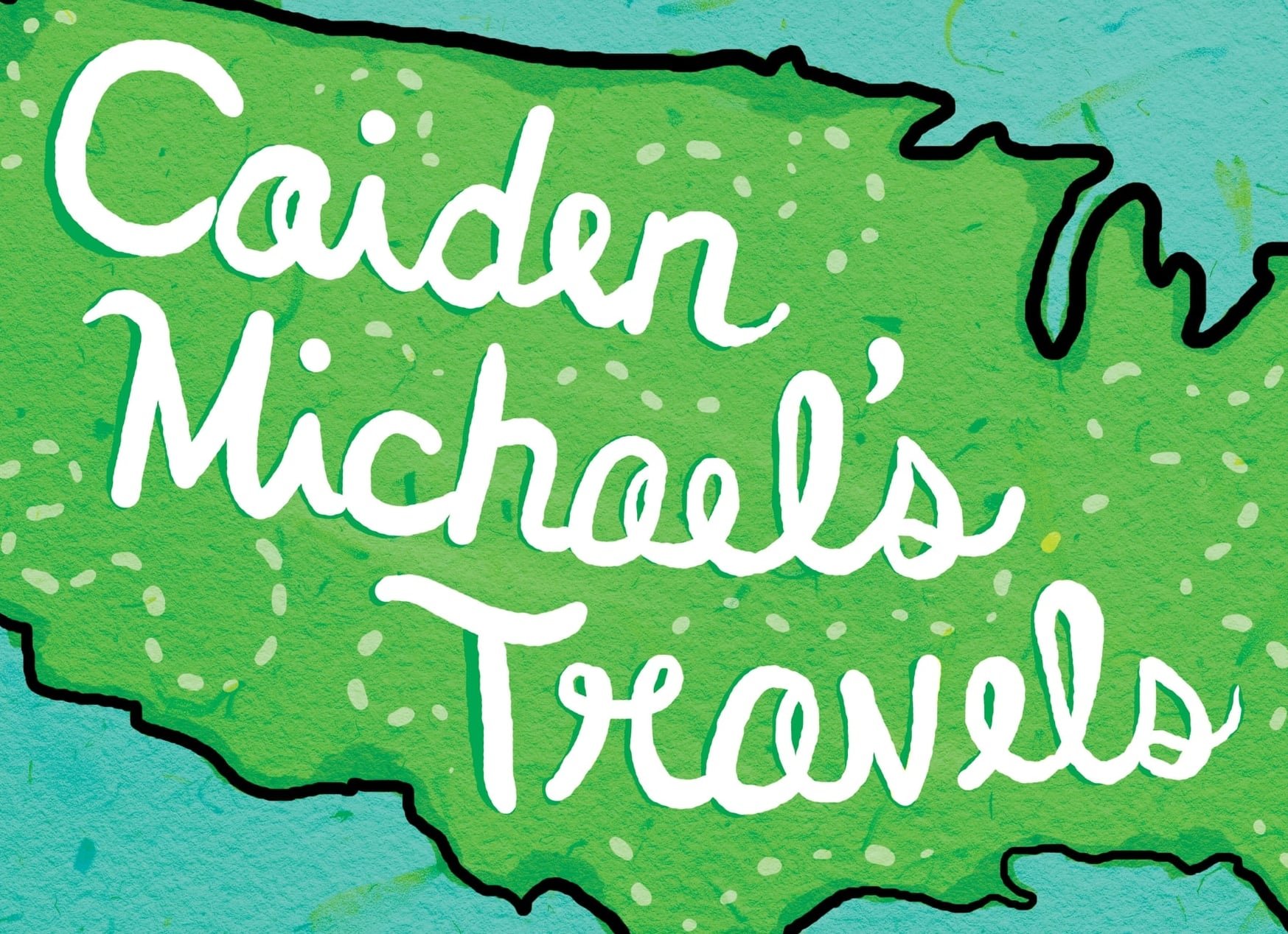 Caiden Michael's Travels Book Cover detail