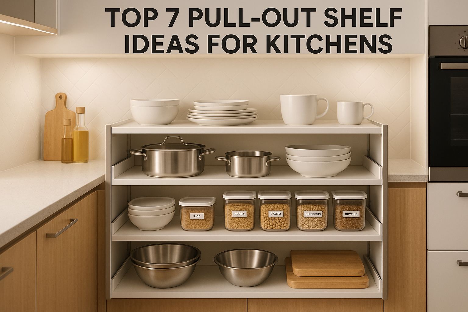Top 7 Pull-Out Shelf Ideas for Kitchens