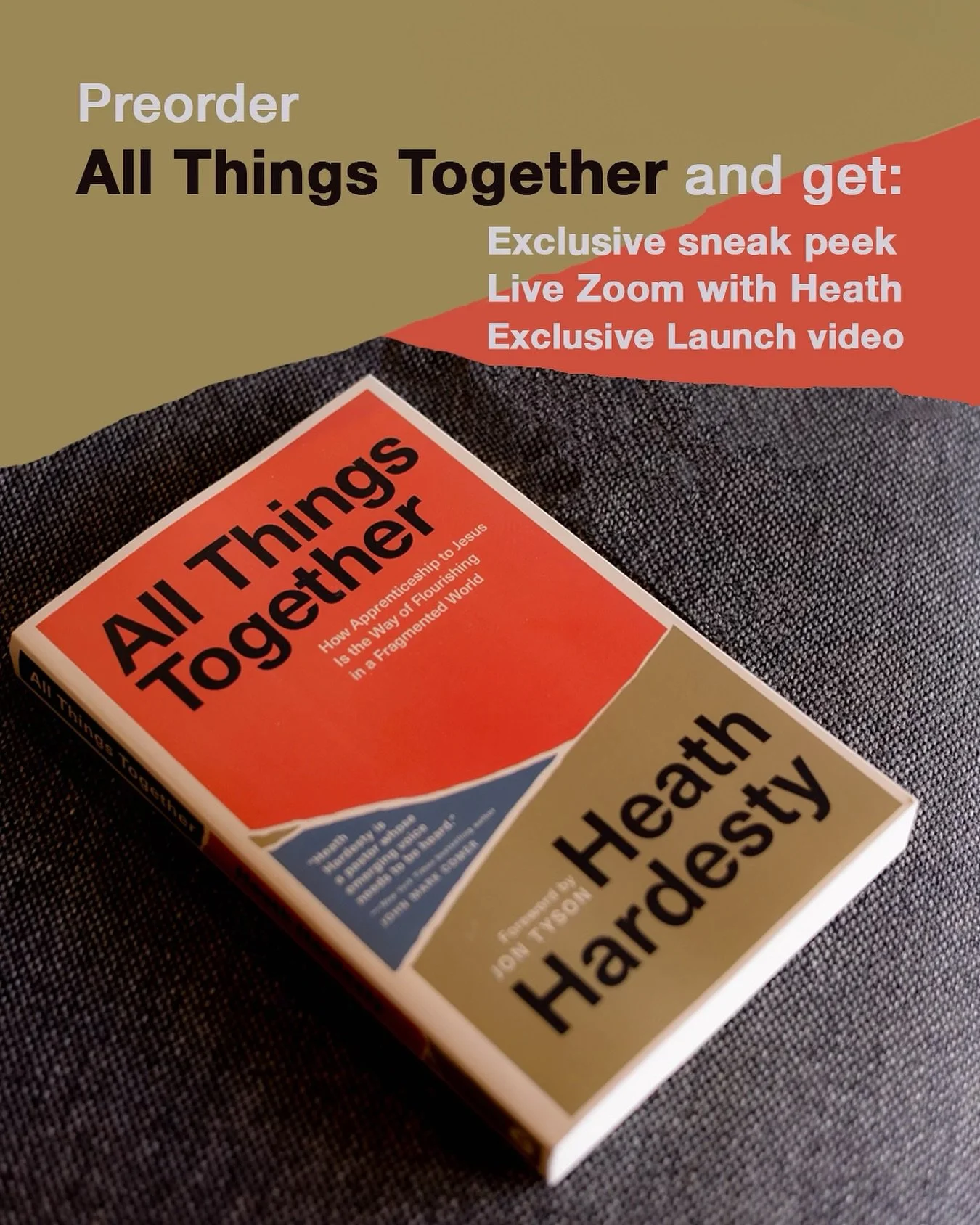 It&rsquo;s getting real! I&rsquo;m so excited to share my new book All Things Together with you in just a few weeks. If you preorder now, you&rsquo;ll get access to exclusive bonuses &mdash; including a live Zoom conversation with me and some special