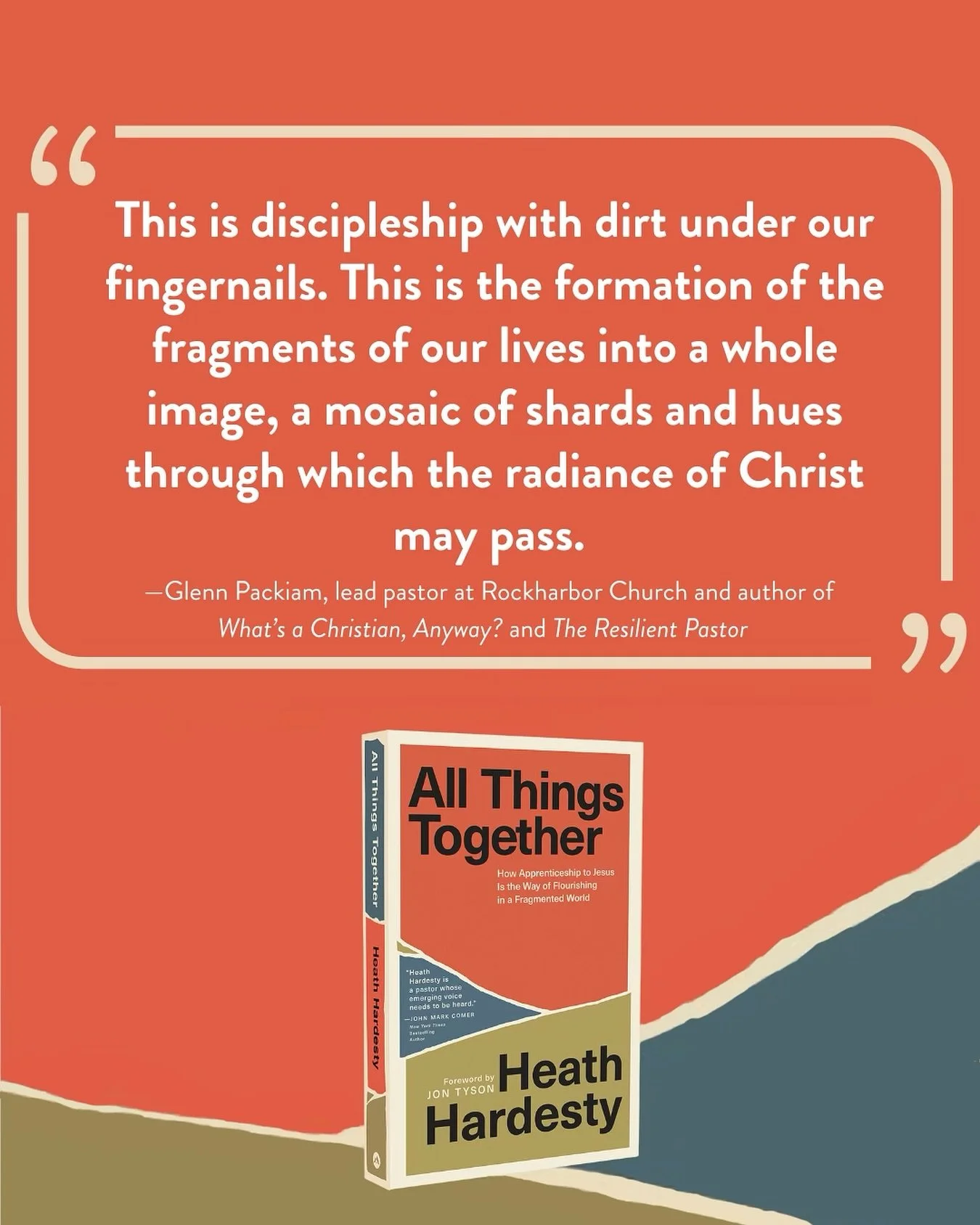 Thank you @Gpackiam for your endorsement of 𝘈𝘭𝘭 𝘛𝘩𝘪𝘯𝘨𝘴 𝘛𝘰𝘨𝘦𝘵𝘩𝘦𝘳! ⁣⁣
⁣⁣
&ldquo;𝘈𝘴 𝘤𝘰𝘯𝘷𝘦𝘳𝘴𝘢𝘵𝘪𝘰𝘯𝘴 𝘢𝘣𝘰𝘶𝘵 𝘴𝘱𝘪𝘳𝘪𝘵𝘶𝘢𝘭 𝘧𝘰𝘳𝘮𝘢𝘵𝘪𝘰𝘯 𝘢𝘣𝘰𝘶𝘯𝘥, 𝘵𝘩𝘦𝘳𝘦 𝘢𝘳𝘦 𝘥𝘢𝘯𝘨𝘦𝘳𝘴 𝘢𝘯𝘥 𝘥𝘪𝘴𝘵𝘰𝘳𝘵𝘪𝘰𝘯
