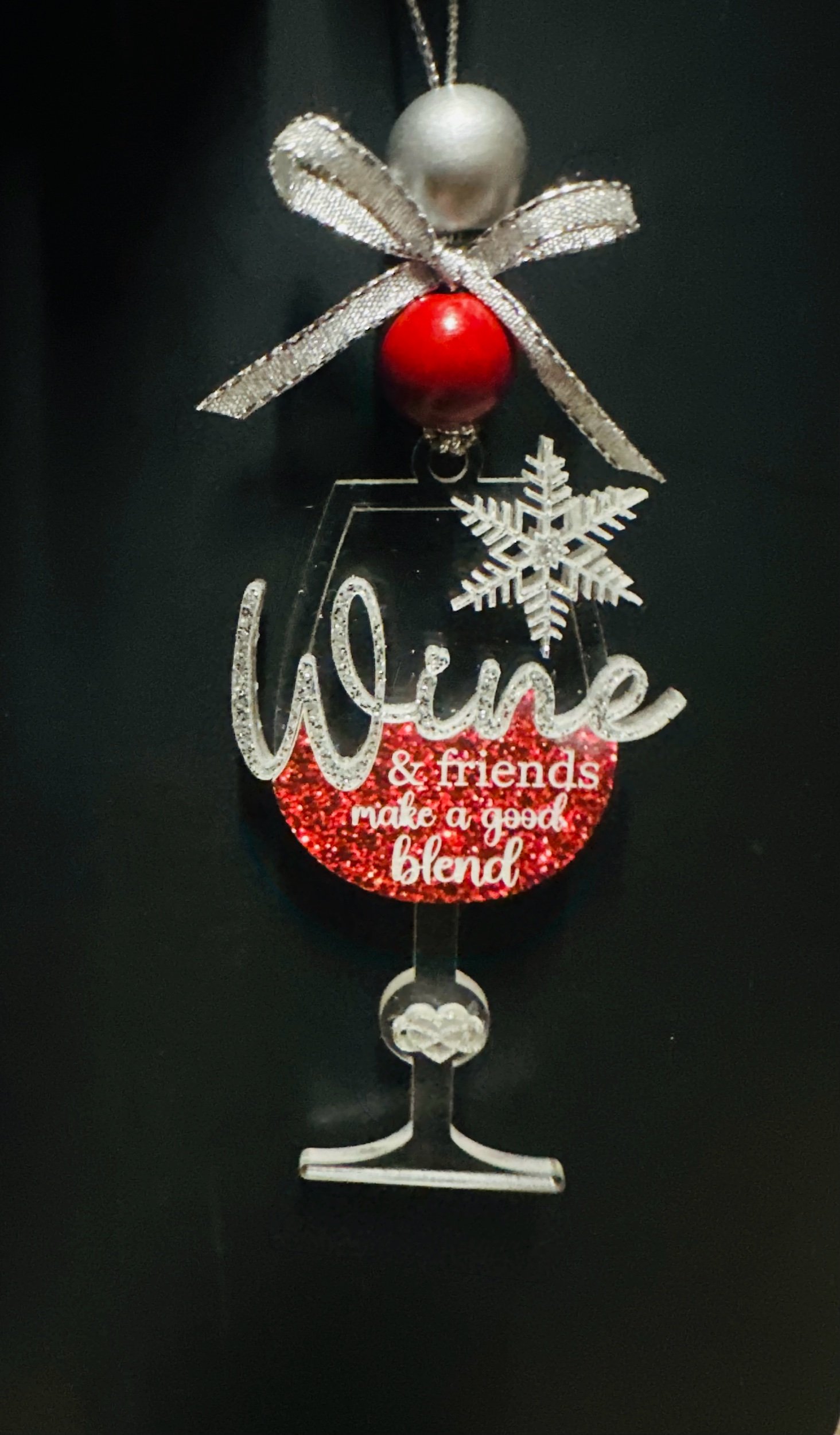 Wine and Friends Ornament